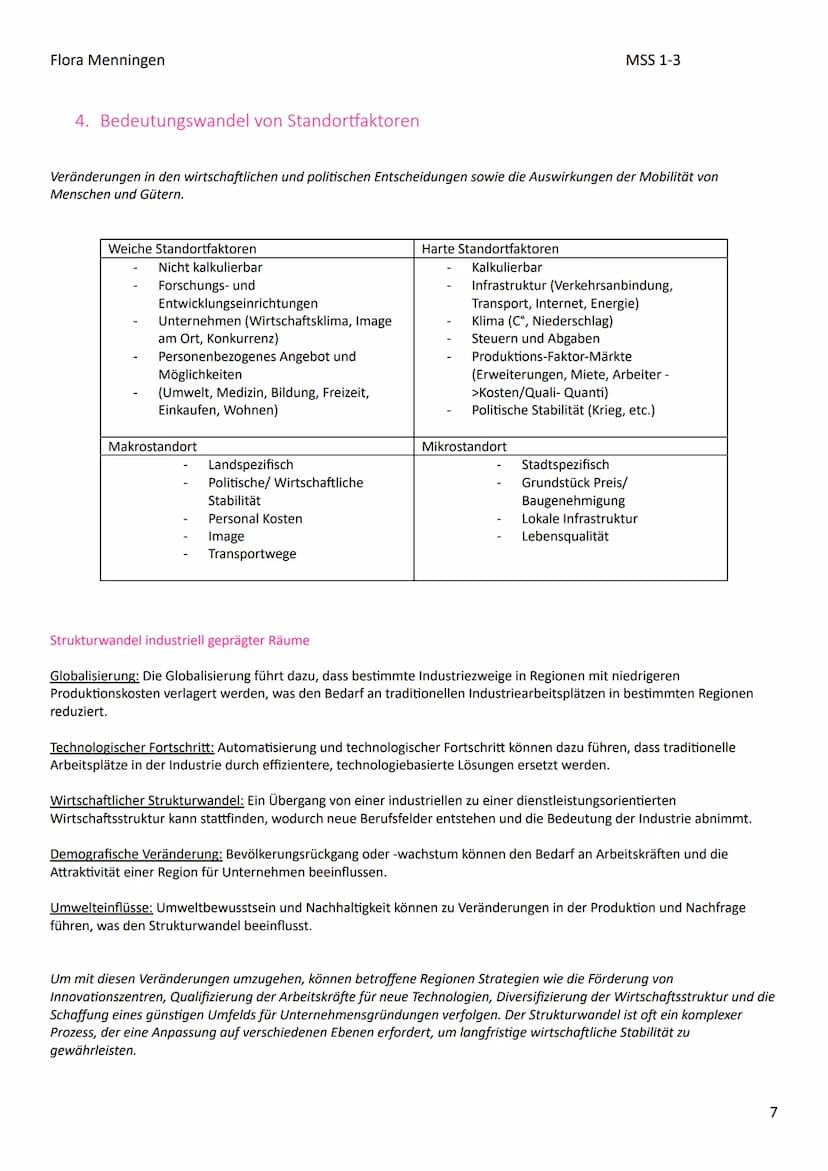 Flora Menningen
Erdkunde LK Abitur Vorbereitung
1. Lebensräume und deren naturbedingte sowie anthropogen bedingte Gefährdung
Im Fokus dieses