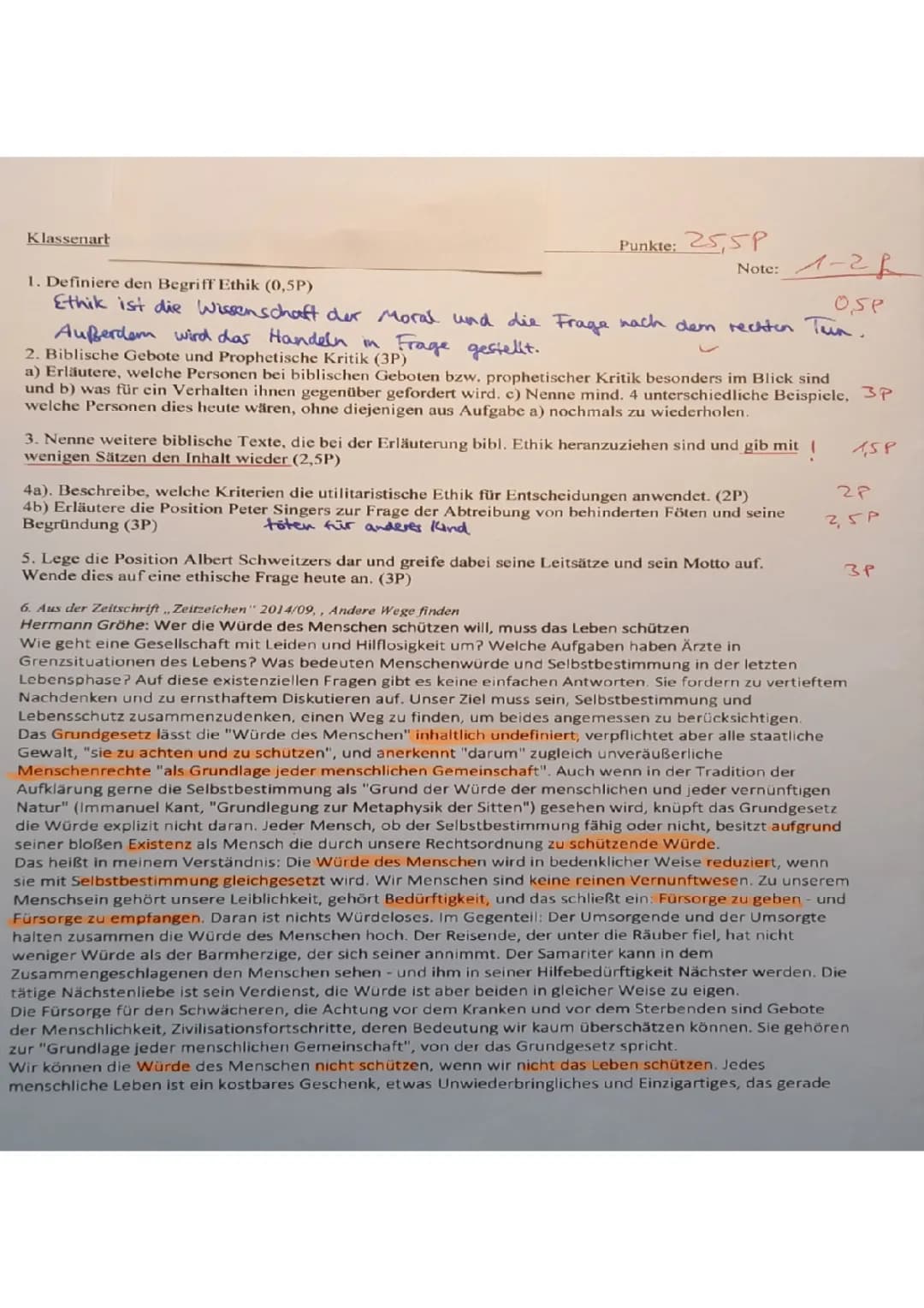 Ethik und Moral einfach erklärt für Kinder - Definition, Beispiele und Peter Singer