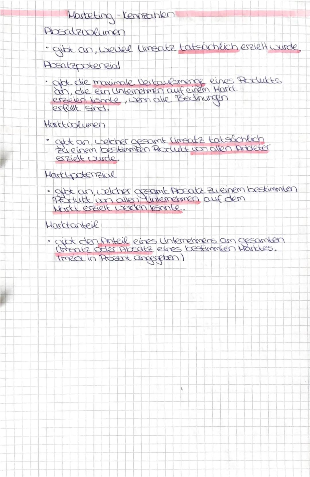 Marketing Grundlagen des Marketings
Käufer und Verkäufermarkt
Käufermarkt
• Des kunde hat die Macht, da das Angebot
größer ist als die Nachf
