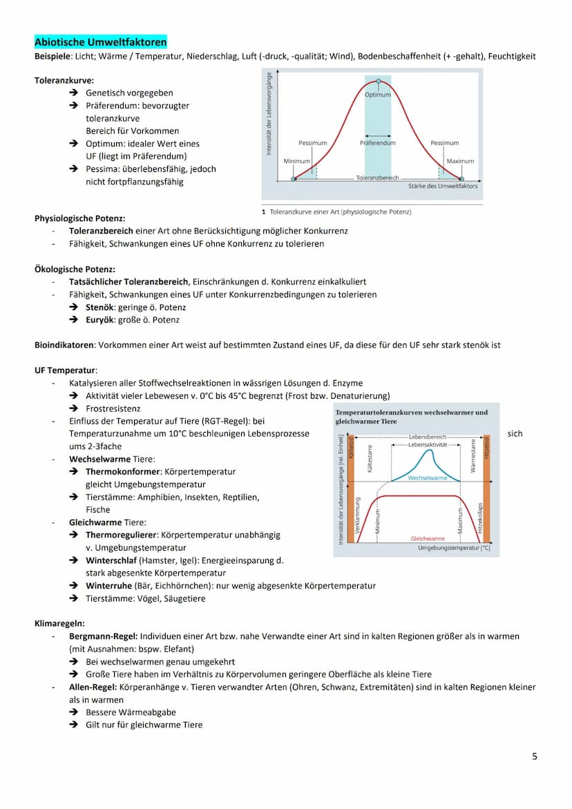 Zusammenfassung Fotosynthese und Ökologie
wichtig-Graphbeschreibung
Überschrift / Unterschrift
x-/y-Achsen nennen und Skalierung, Verlauf ge