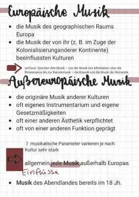 Know Europäische und Außereuropäische Musik thumbnail