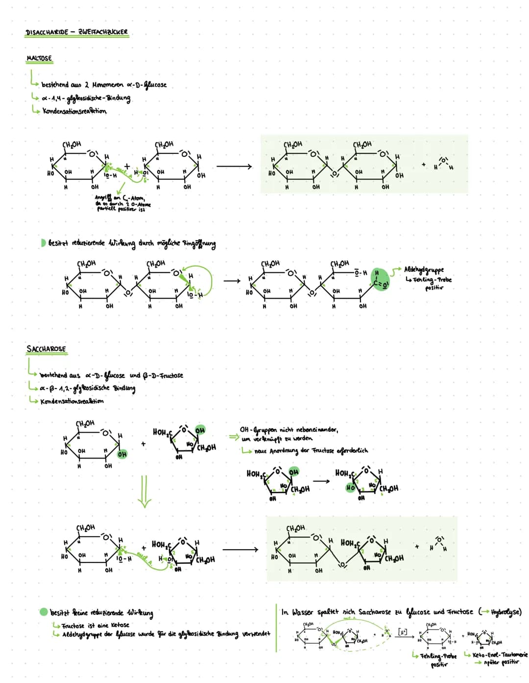 Q2- Naturstoffe und Synthese chemie
Q2.1-KOHLENHYDRATE UND PEPTIDE
KOHLENHYDRATE:
Cn (H₂O) n
oder C₁ (H₂0)n-1 nach Wasserabspaltung
= Polyhy