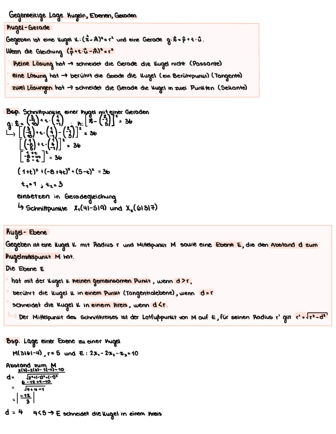2 Bestimmung von Mittelpunkt und Radius einer Kugel
©x₁² + x² + x² + 4x₂ - 6x₂ + 8%, -7 = 0
x² + 4x₁ + x²₂ -6%₂₁ + x² + 8x₂ = 7
%²³₁ + 4x + 