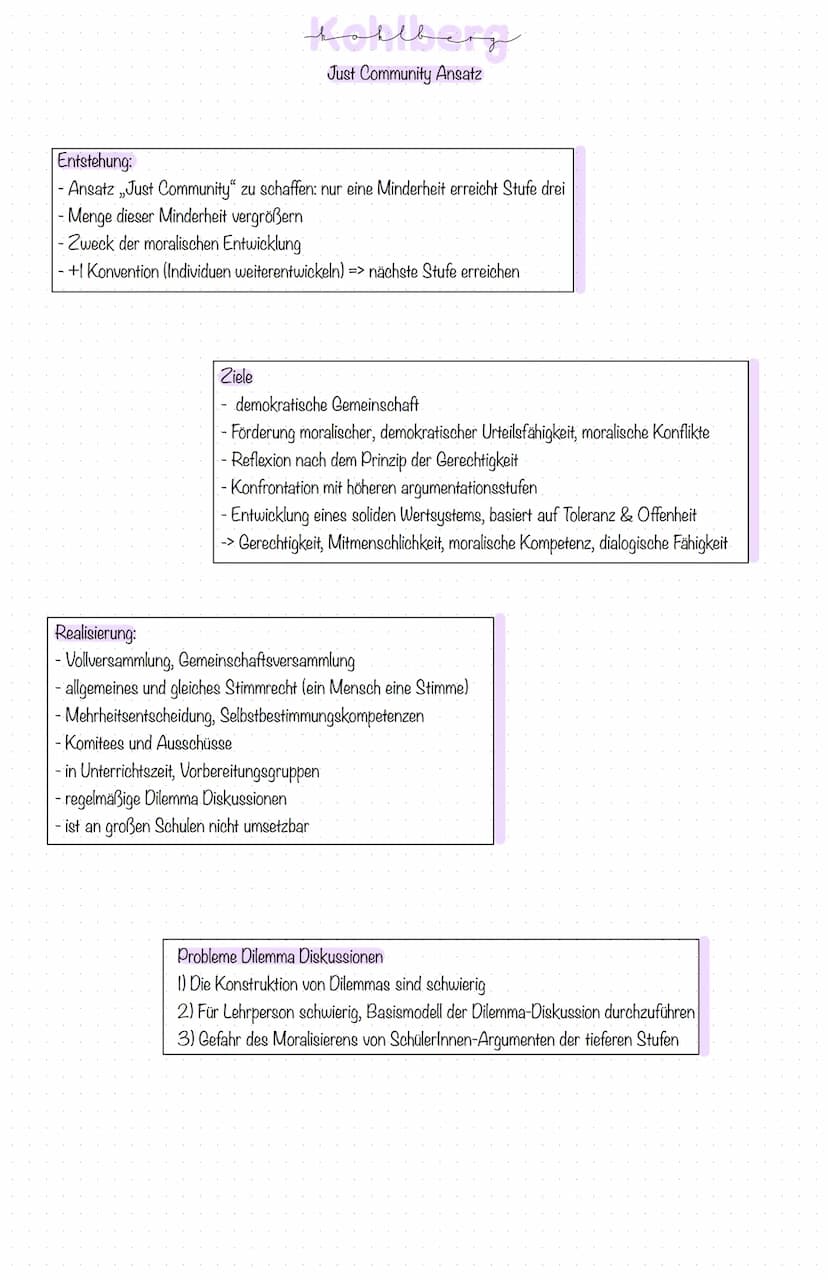 hollberg
Allgemeines
- moralisches Denken entwickelt sich mit dem kognitiven
- prüft die unterschiedlichen Dilemma Situationen
Modell stellt