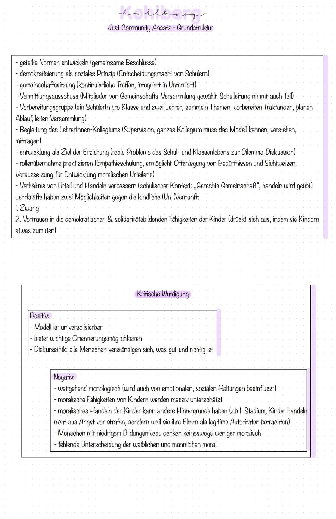hollberg
Allgemeines
- moralisches Denken entwickelt sich mit dem kognitiven
- prüft die unterschiedlichen Dilemma Situationen
Modell stellt