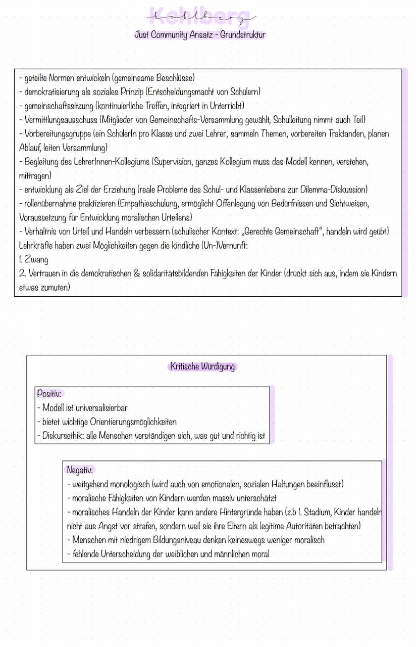 hollberg
Allgemeines
- moralisches Denken entwickelt sich mit dem kognitiven
- prüft die unterschiedlichen Dilemma Situationen
Modell stellt