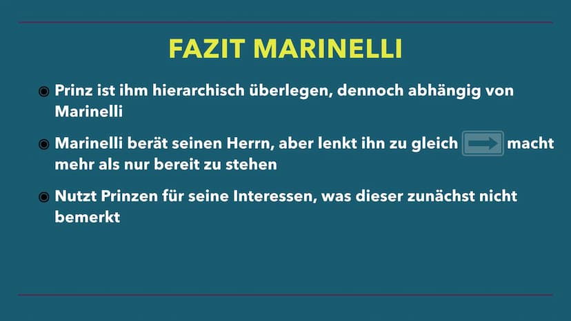PRINZ HETTORE GONZAGA
Charakterisierung
Arne, Greta, Linda STAND STAND
O Prinz: -> Teil des Adels
● Höchste Stellung im Drama
● Steht über d