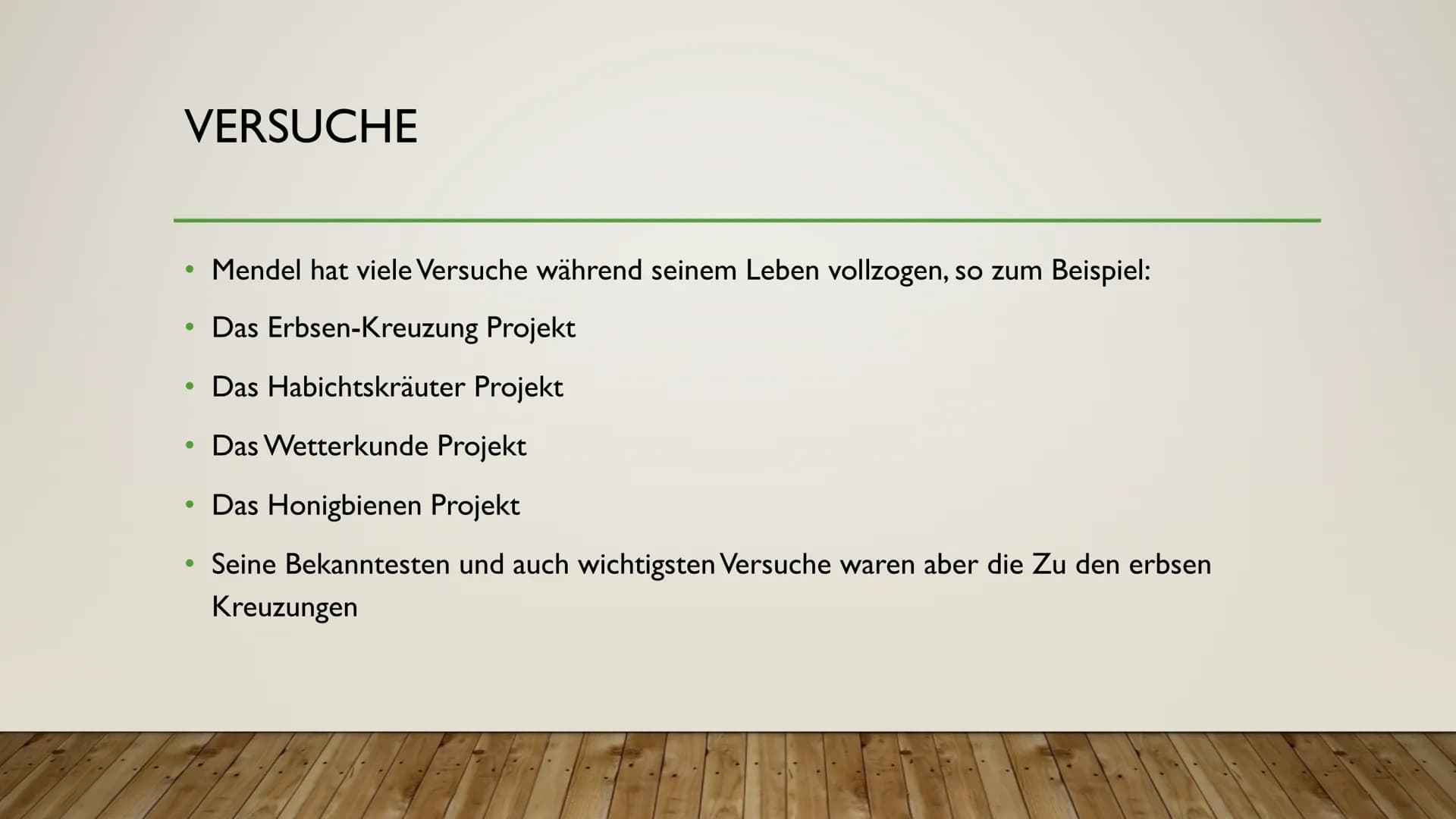 DER BEGRÜNDER DER
MODERNEN GENETIK
JOHANN GREGOR
MENDEL ECKDATEN
*20. Juli 1822 in Heinzdorf
. - Geburtsname: Johann Mendel
●
●
●
· wuchs in