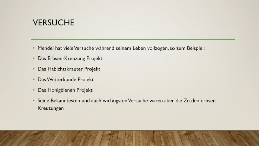 DER BEGRÜNDER DER
MODERNEN GENETIK
JOHANN GREGOR
MENDEL ECKDATEN
*20. Juli 1822 in Heinzdorf
. - Geburtsname: Johann Mendel
●
●
●
· wuchs in
