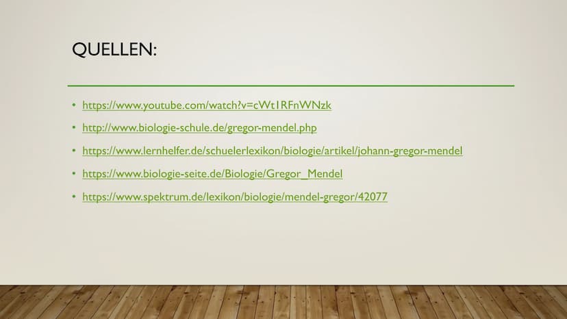DER BEGRÜNDER DER
MODERNEN GENETIK
JOHANN GREGOR
MENDEL ECKDATEN
*20. Juli 1822 in Heinzdorf
. - Geburtsname: Johann Mendel
●
●
●
· wuchs in