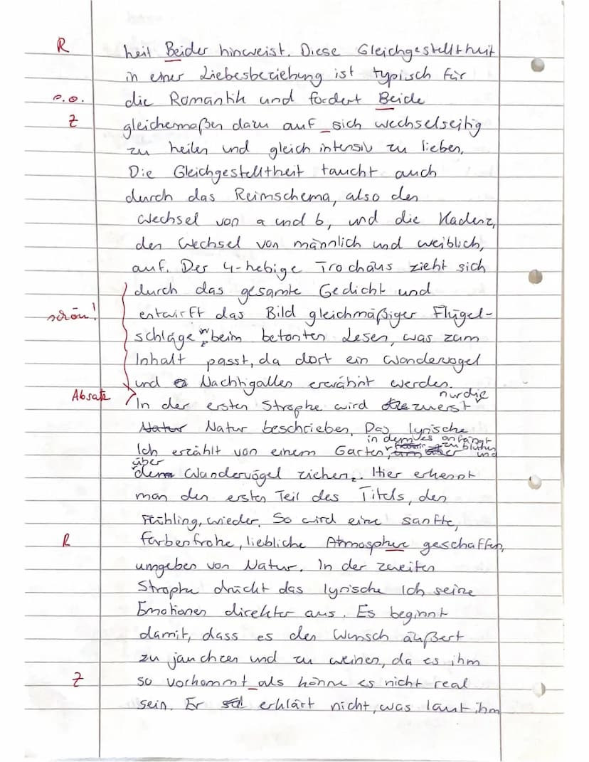 Deutsch BG 11
Leistungsnachweis Nr. 4
Liebeslyrik aus verschiedenen Epochen
Name: Len: Schmiedel
Aufgabenstellung:
1. Analysieren Sie das vo