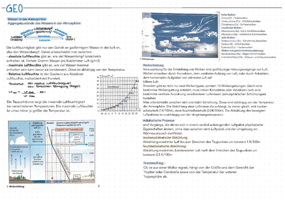 Geographie Athmosphärische Prozesse