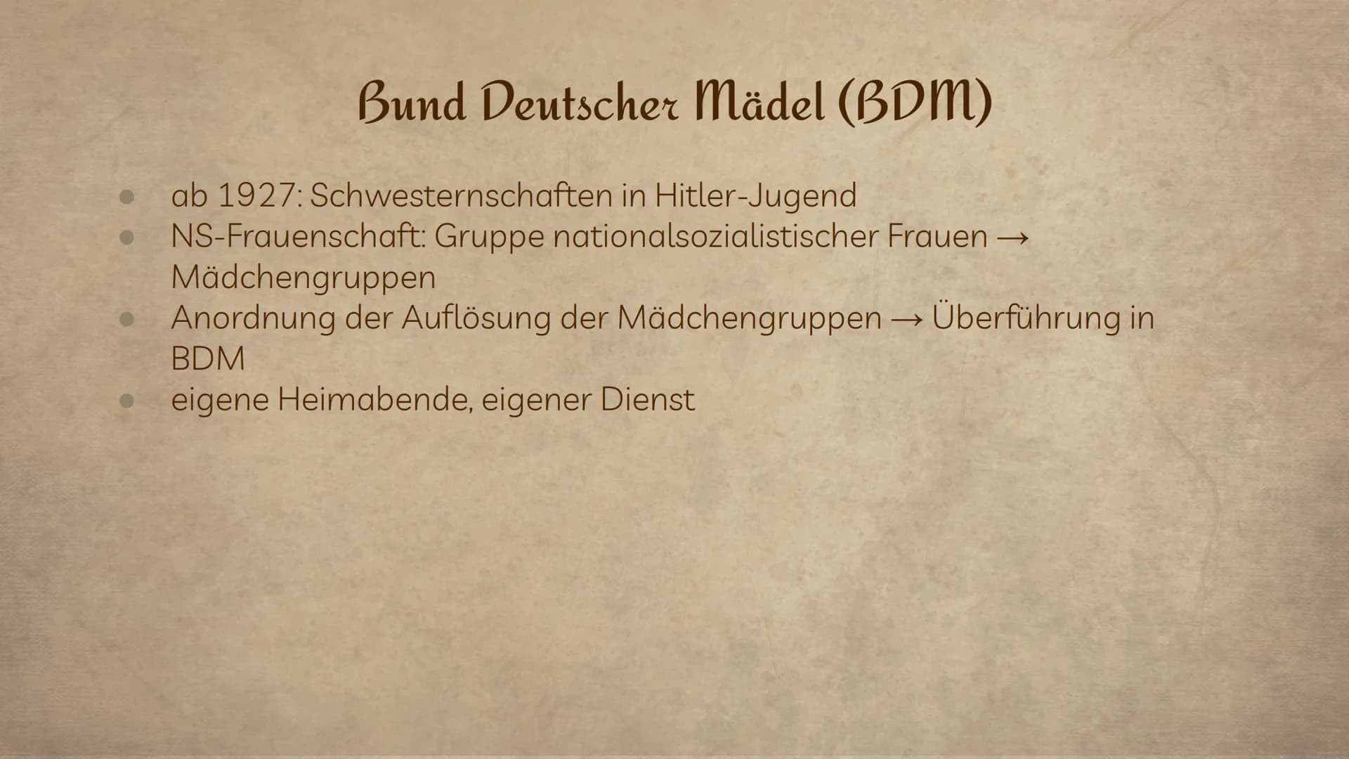 Hitler-Jugend &
Bund-Deutscher-Mädchen
von Jana, Lea, Sarah, Joline, Fabienne und
Johanna 11
Der
01
02 BDM und HJ
Reichsjugendführer
2
+4
D
