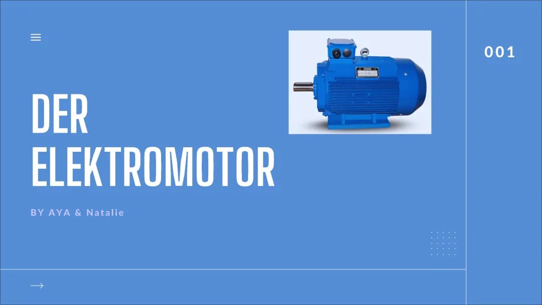 der Elektromotor 