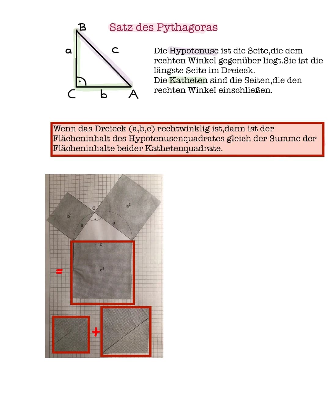 Satz des Pythagoras