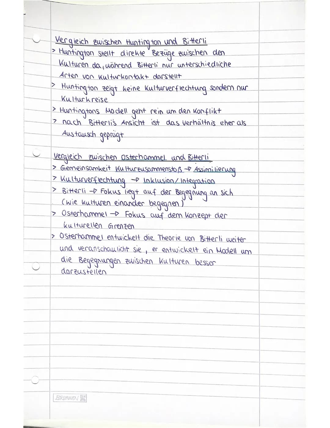 Kulturkontakt und Kulturkonflikt
Jürgen Osterhammel
sechs Möglichkeiten des Grenzverhaltens
Inklusion and integration des Fremden, d.h. Aufn