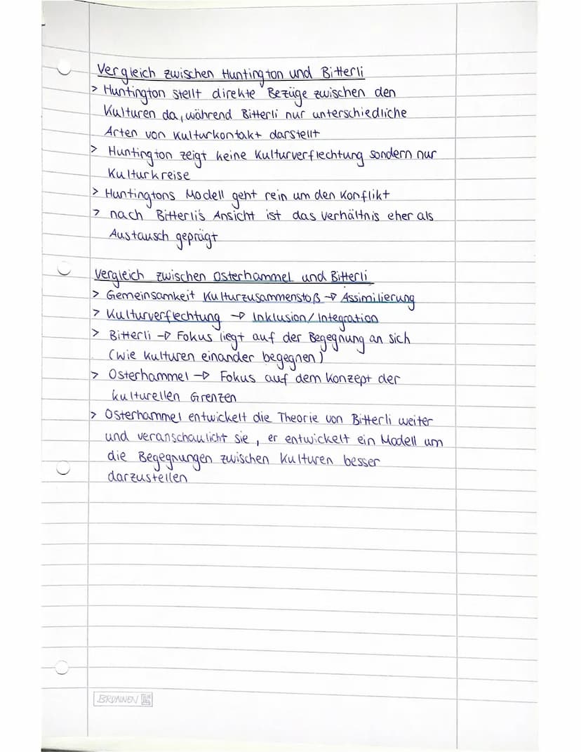 Kulturkontakt und Kulturkonflikt
Jürgen Osterhammel
sechs Möglichkeiten des Grenzverhaltens
Inklusion and integration des Fremden, d.h. Aufn