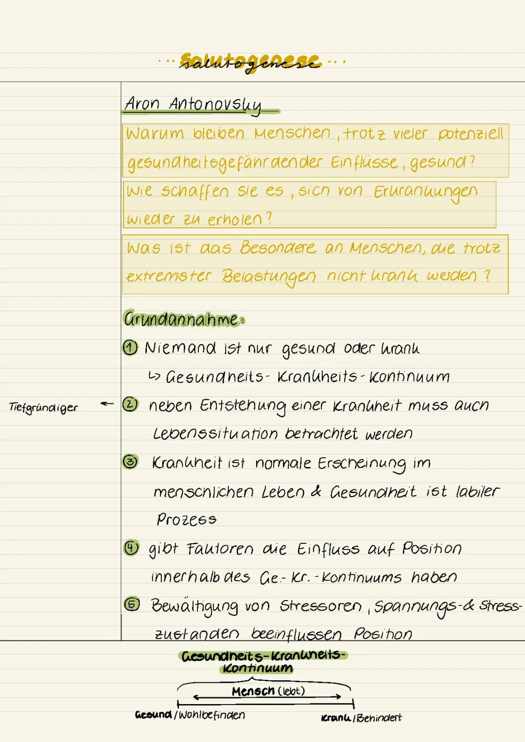 Modell der Salutogenese 