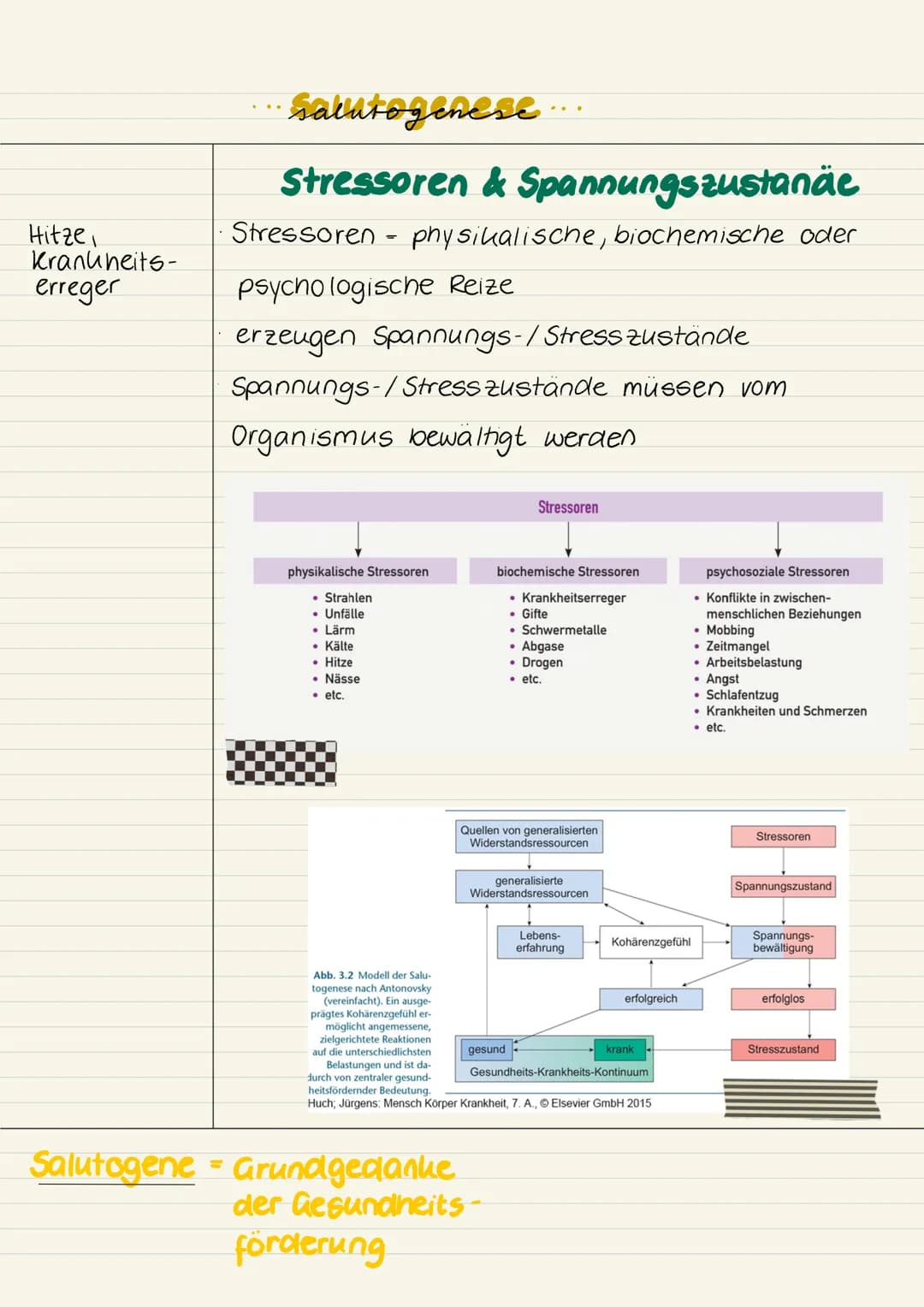 Tiefgründiger
salutogenese
Aron Antonovsky
Warum bleiben Menschen, trotz vieler potenziell
gesundheitsgefähr den der Einflüsse, gesund?
Wie 