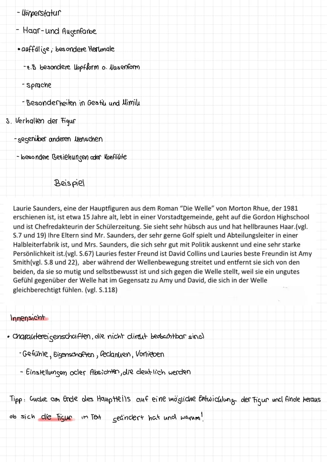 - Unterscheide zwischen
•Direute Charakterisierung
• Indireute Charakterisierung.
Was ist eine charakterisierung?
Bei einer Charakterisierun