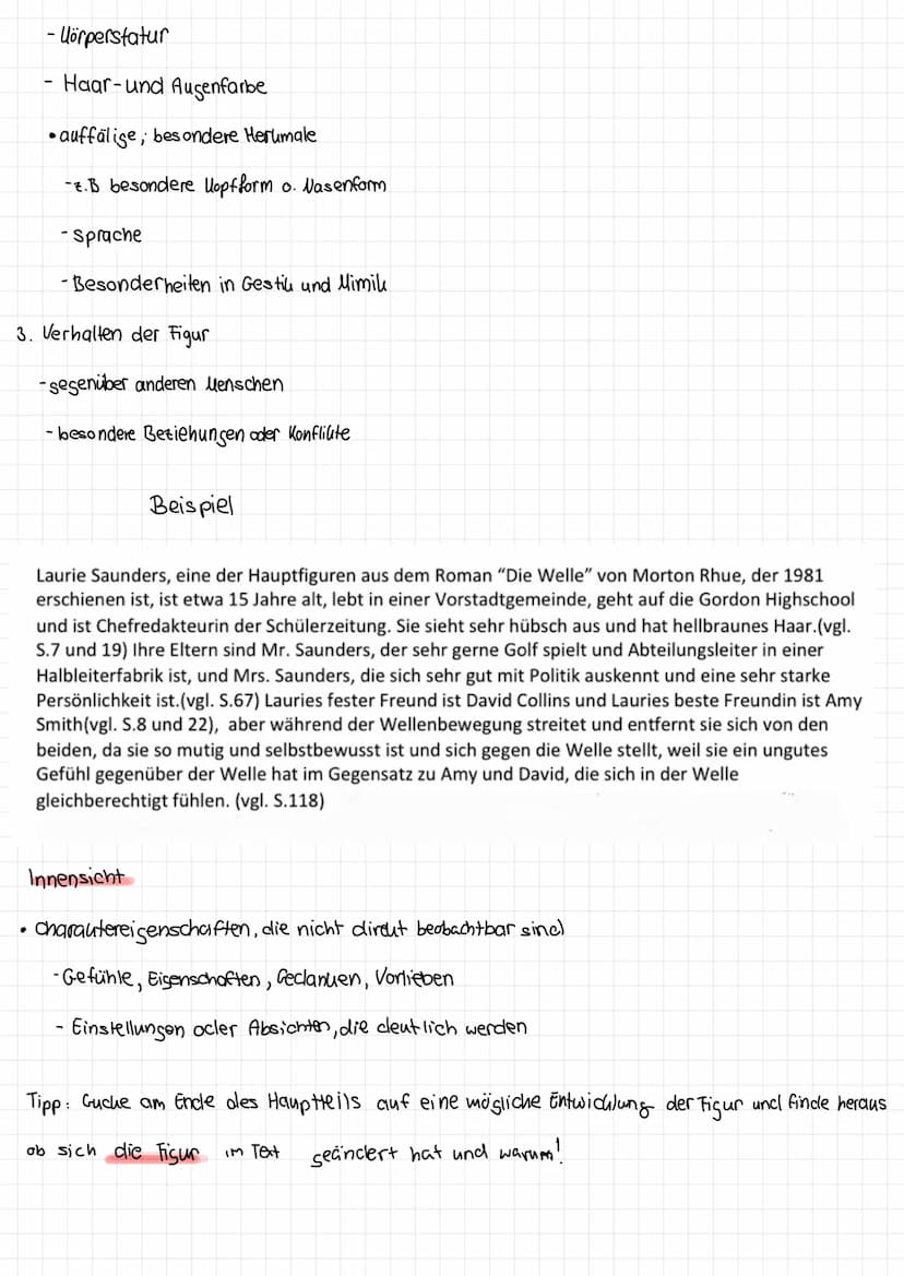 - Unterscheide zwischen
•Direute Charakterisierung
• Indireute Charakterisierung.
Was ist eine charakterisierung?
Bei einer Charakterisierun