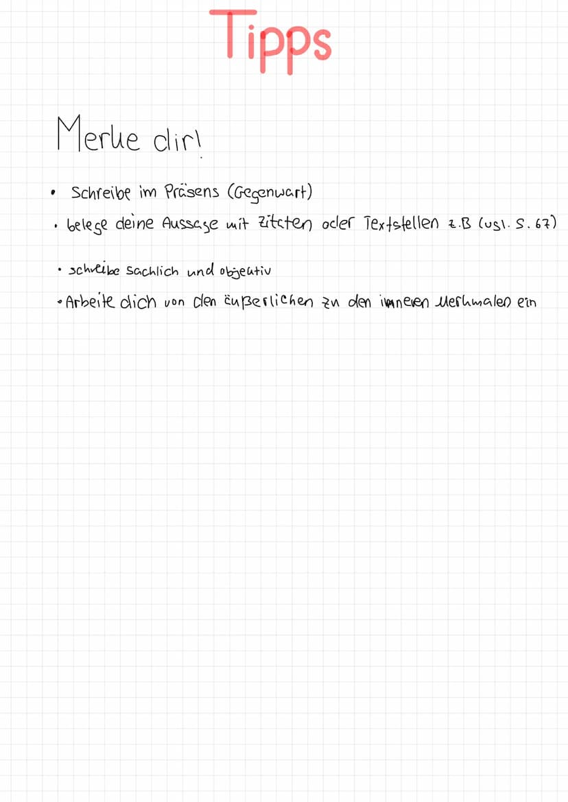 - Unterscheide zwischen
•Direute Charakterisierung
• Indireute Charakterisierung.
Was ist eine charakterisierung?
Bei einer Charakterisierun