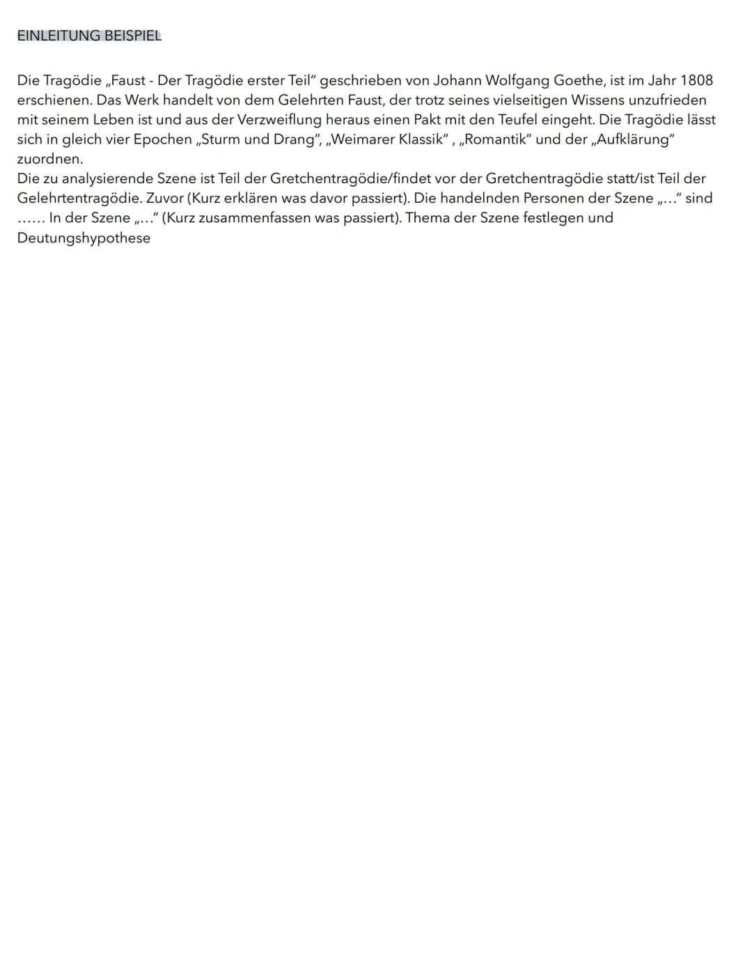 EINLEITUNG
- Autor, Titel, Erscheinungsjahr, Textsorte, kurze inhaltliche Zusammenfassung des Buches, Schauplatz,
handelnde Figuren
- Einord