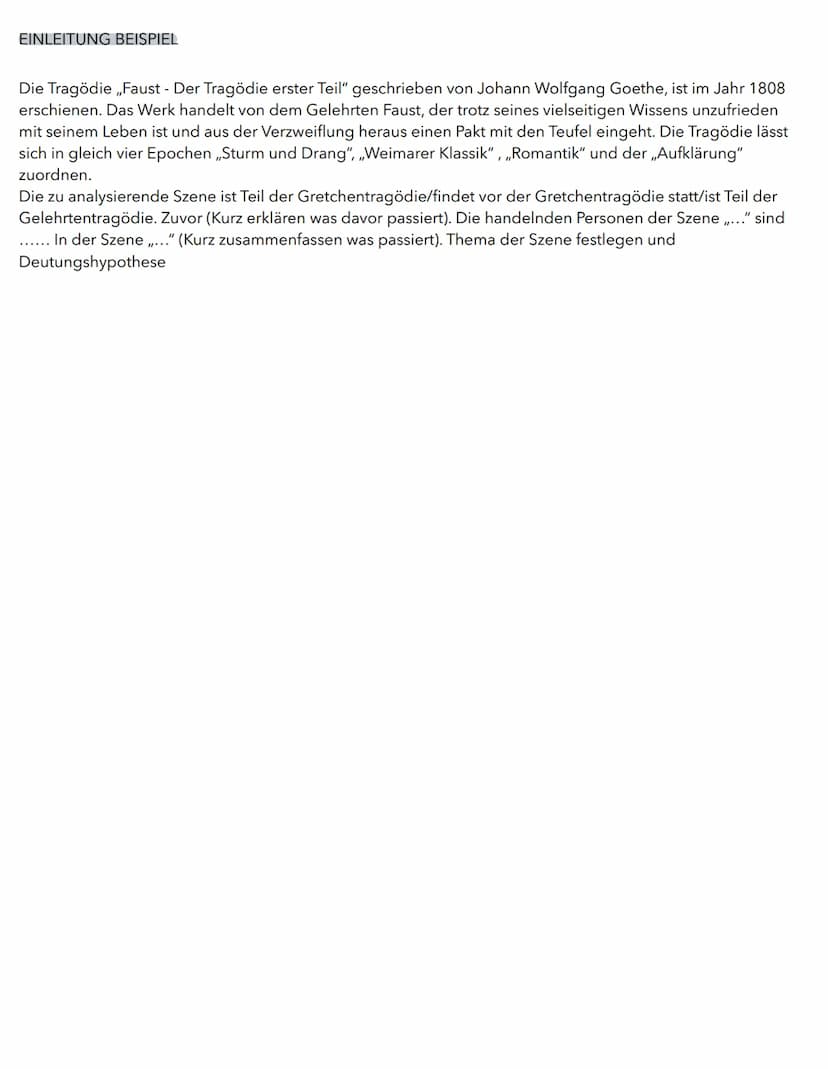 EINLEITUNG
- Autor, Titel, Erscheinungsjahr, Textsorte, kurze inhaltliche Zusammenfassung des Buches, Schauplatz,
handelnde Figuren
- Einord