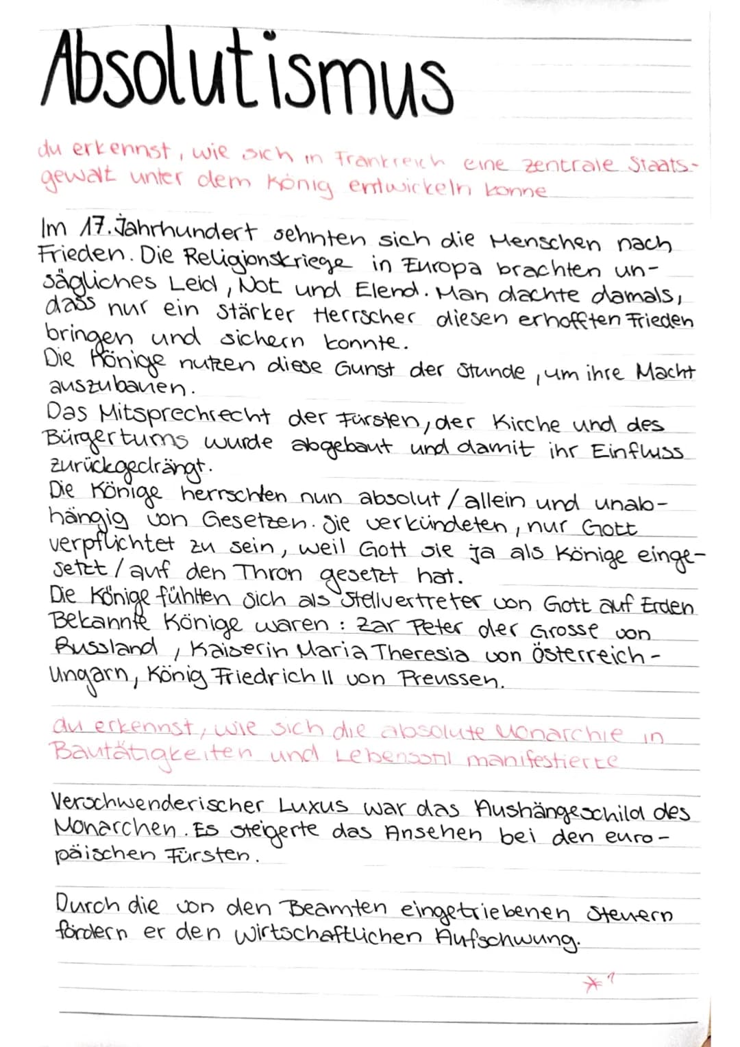 Absolutismus
Monarchie Staatsform mit einem durch seine therkunft
legitimierten Herrscher an der Spitze
•
Monarchen im 21.jh: -Vereinigtes K