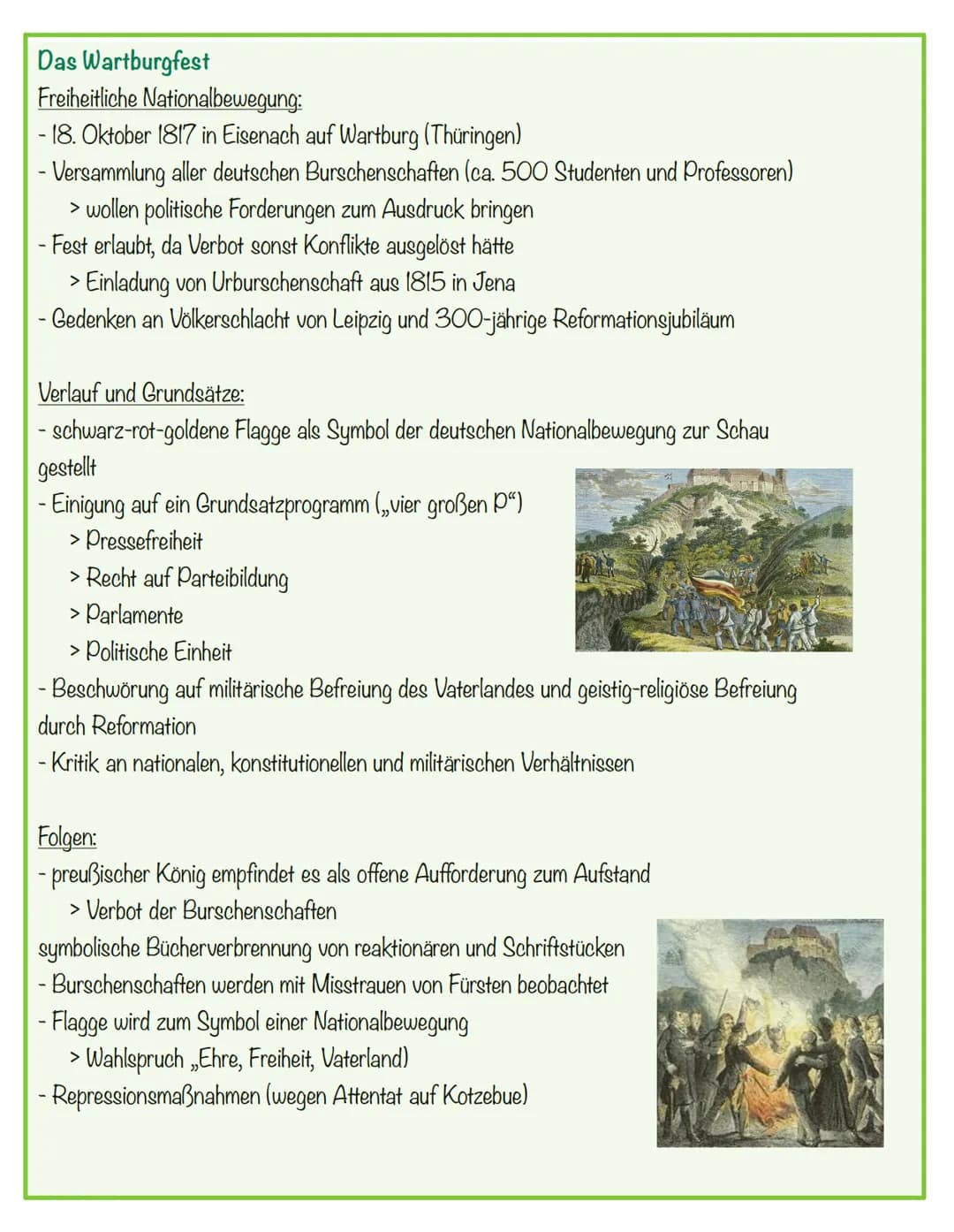 Wiener Kongress
1815-Zusammentreffen der führenden Staatsmänner unter Metternich:
Vorgeschichte:
- Seit 1792 kämpft Frankreich gegen andere 