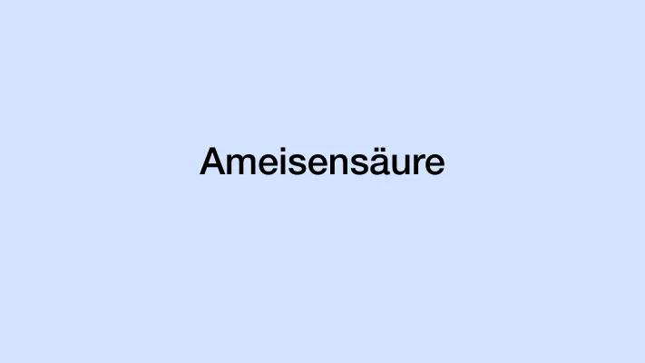 Know Ameisensäure  thumbnail