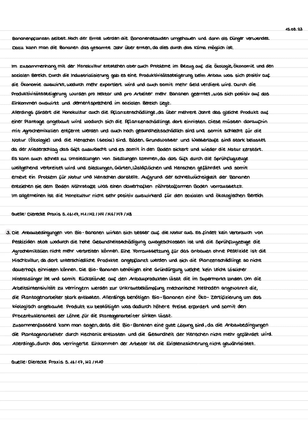 Erdkunde Q1
Landwirtschaftliche Produktion im Spannungsfeld von Ernährung und Versorgung
Kleinbäuerliche Landwirtschaft vs. Großflächige Pla