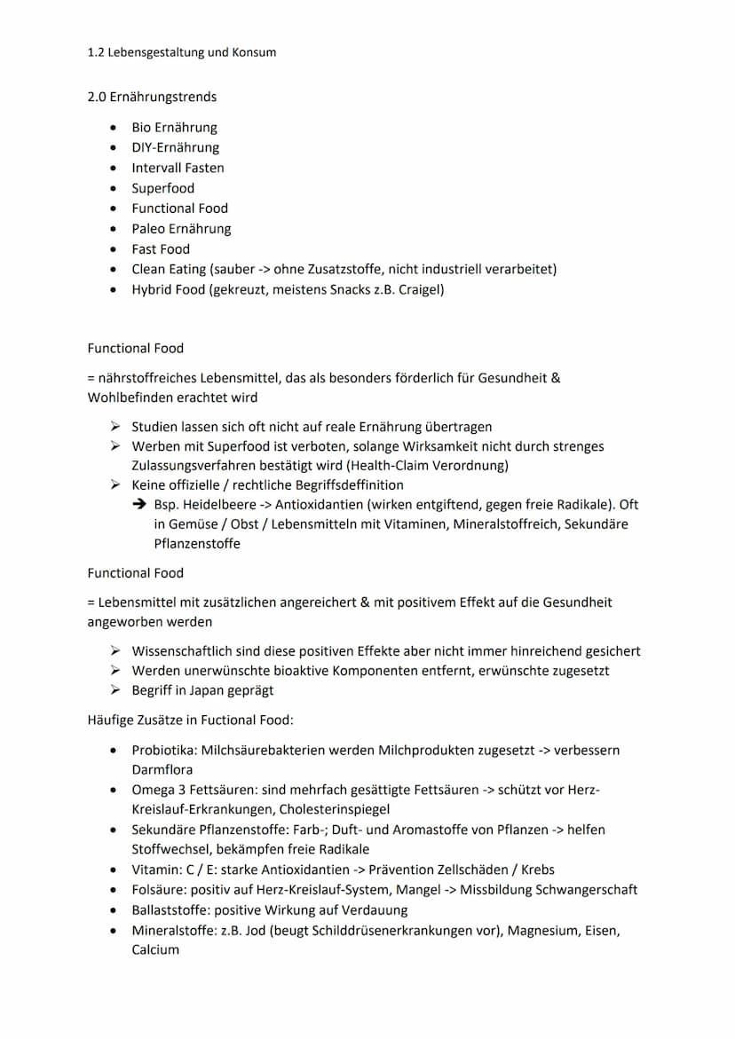 1.2 Lebensgestaltung und Konsum
AES
1.1 Qualitätsfächer
Ökologischer Wert
Ist das Produkt saisonal und regional?
Belastet die Produktion/Han
