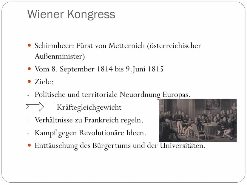Vormärz
148 147
IN Der Vormärz - Zeit von 1815 bis 1848
• Zeit zwischen dem Wiener Kongress und der Märzrevolution
• Kennzeichen: äußere Sic