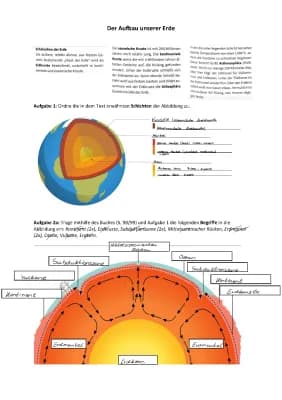 Know Der Aufbau unserer Erde (Schichten/ Konvektionsströme/ Lithospährenplatten/ Riffzone und Subduktionszone) thumbnail