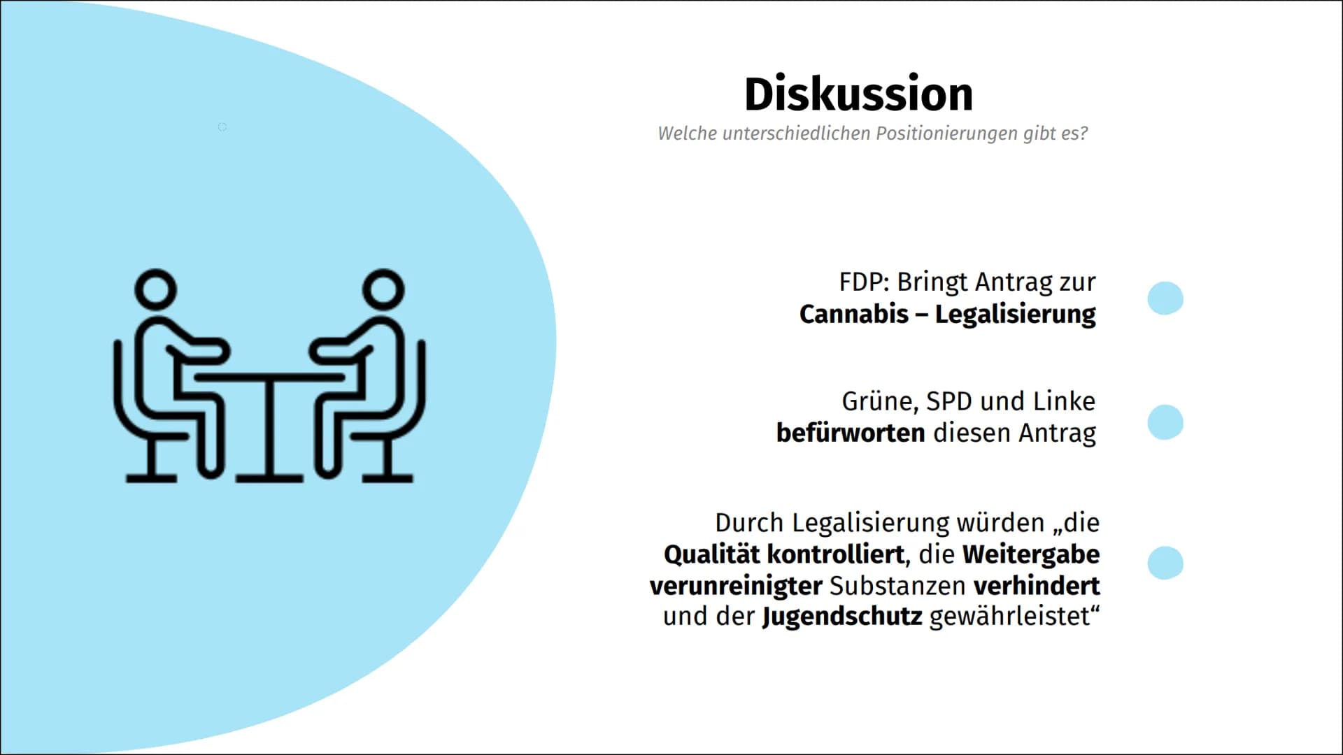 Legalisierung
von Cannabis Evaluation
Umsetzung
Entscheidung
Politikzyklus
com
Bocco
ŠT?
Problem
Agenda - Setting
Diskussion Problem
Was ist