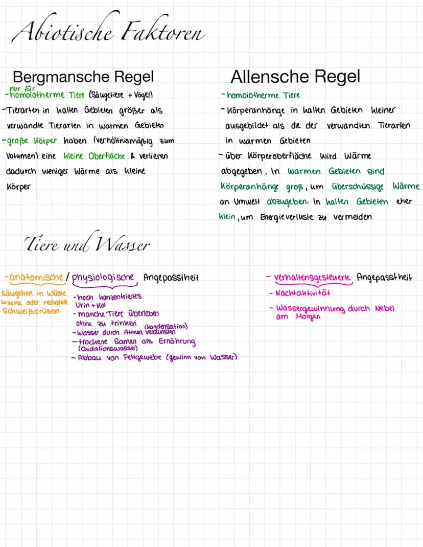 homoiotherm → gleich warm
poikilotherm →wechselwarm
Säugetiere = homoiotherm
Insekten/Reptilien
Fische
OKOLOGIE
endotherme Tiere
Säugetiere 