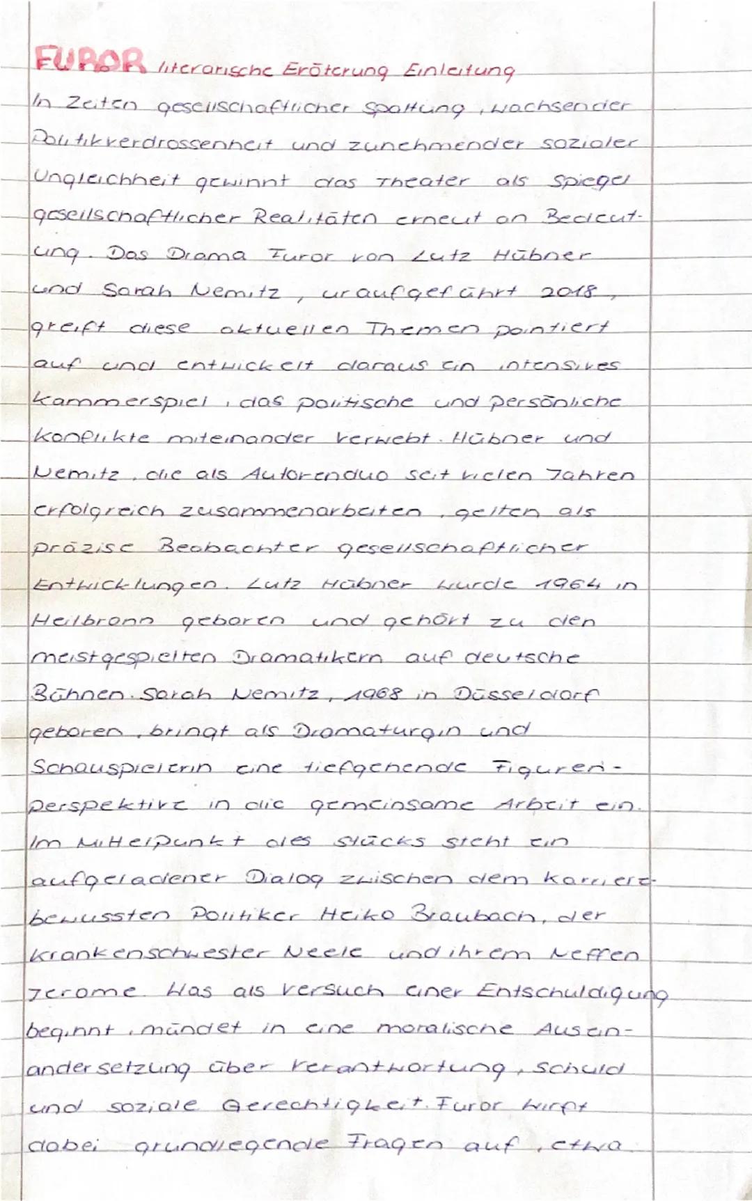 --- OCR Start ---
FUROR litcrarische Erötcrung Einleitung.
In Zeiten gesellschaftlicher spaltung, wachsencier
Politik verdrossenheit und zun