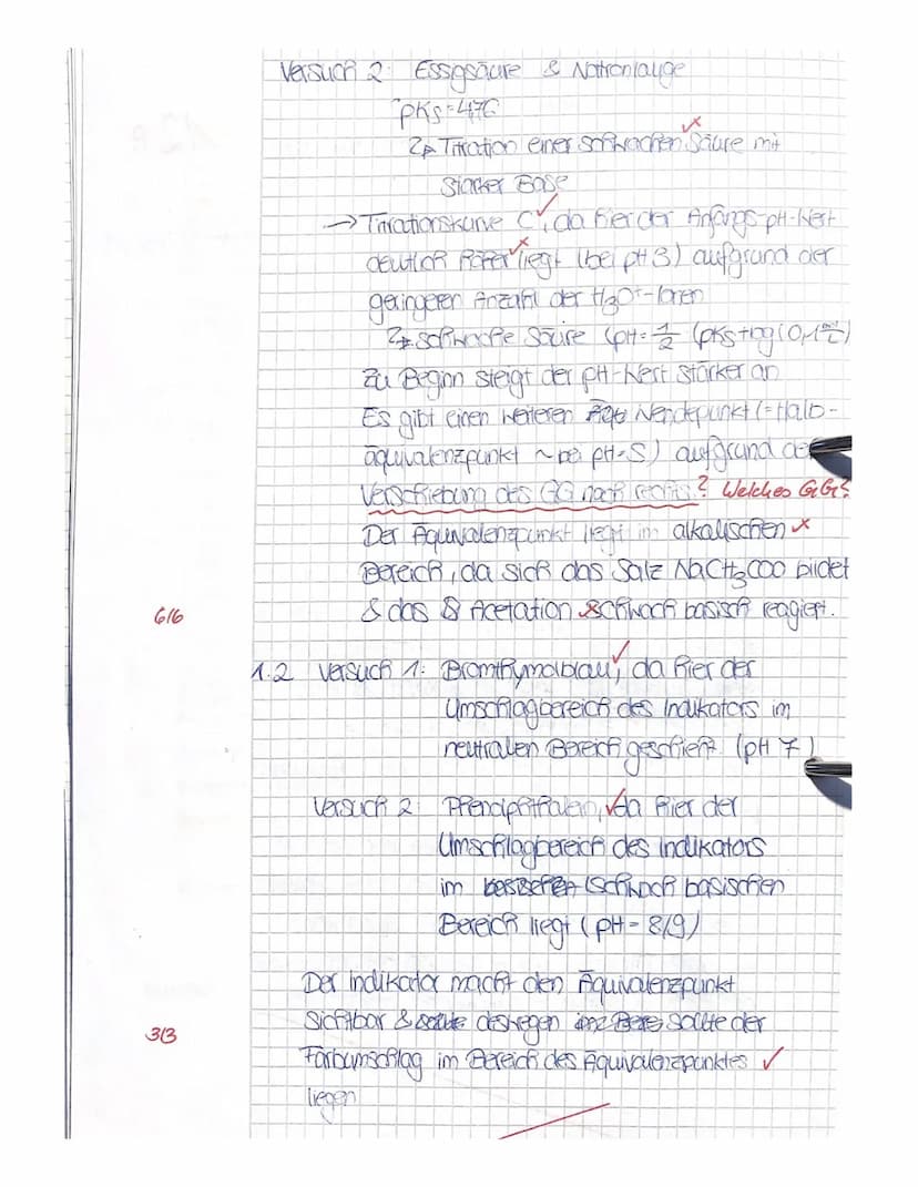 1.
Die Neutralisationstitration ist ein gängiges maßanalytisches Verfahren zur Bestimmung der Konzentra-
tion von sauren bzw. alkalischen Lö