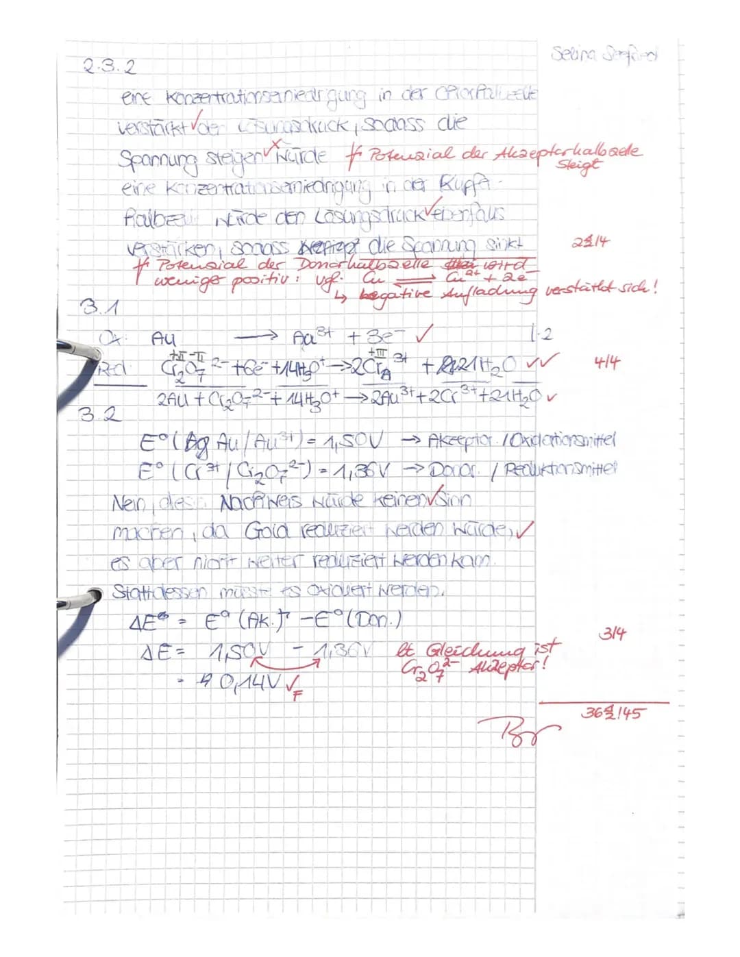 1.
Die Neutralisationstitration ist ein gängiges maßanalytisches Verfahren zur Bestimmung der Konzentra-
tion von sauren bzw. alkalischen Lö