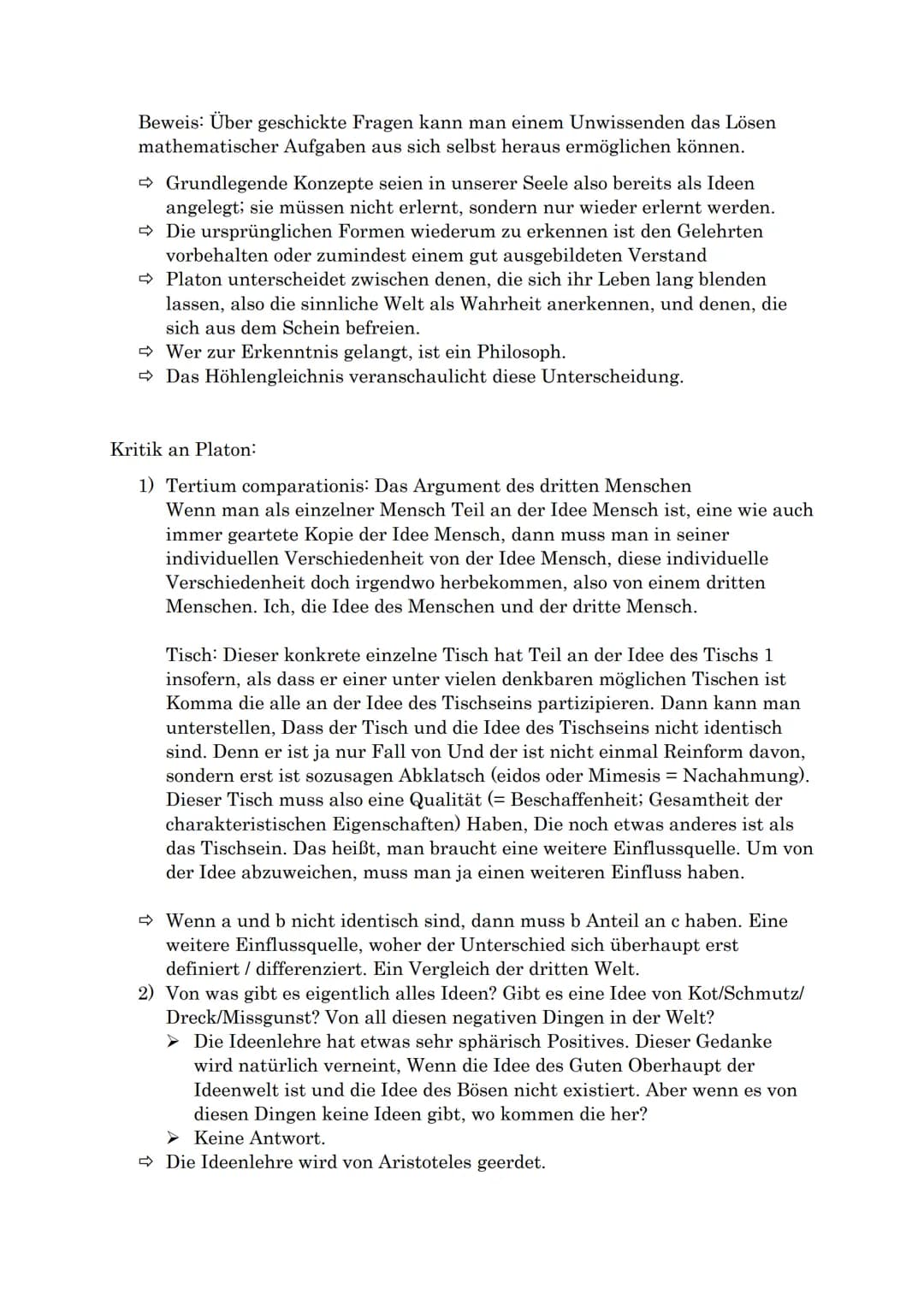 Erkenntnistheorien: Philosophie-Klausur
Definitionen der Erkenntnistheorie:
1) Theorie über das Zustandekommen, die Reichweite und Valenz de