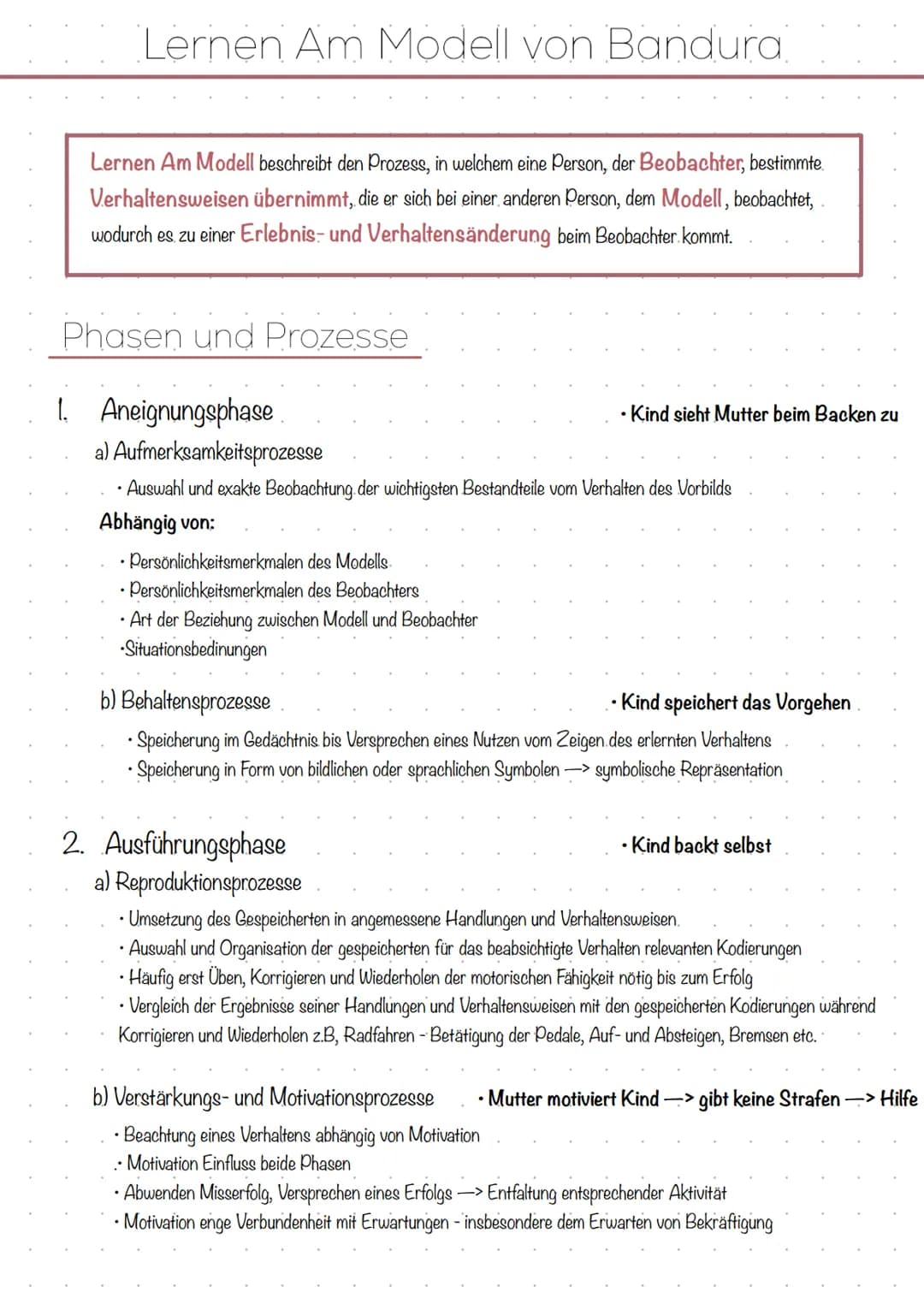 Lernen Am Modell von Bandura
Lernen Am Modell beschreibt den Prozess, in welchem eine Person, der Beobachter, bestimmte.
Verhaltensweisen üb