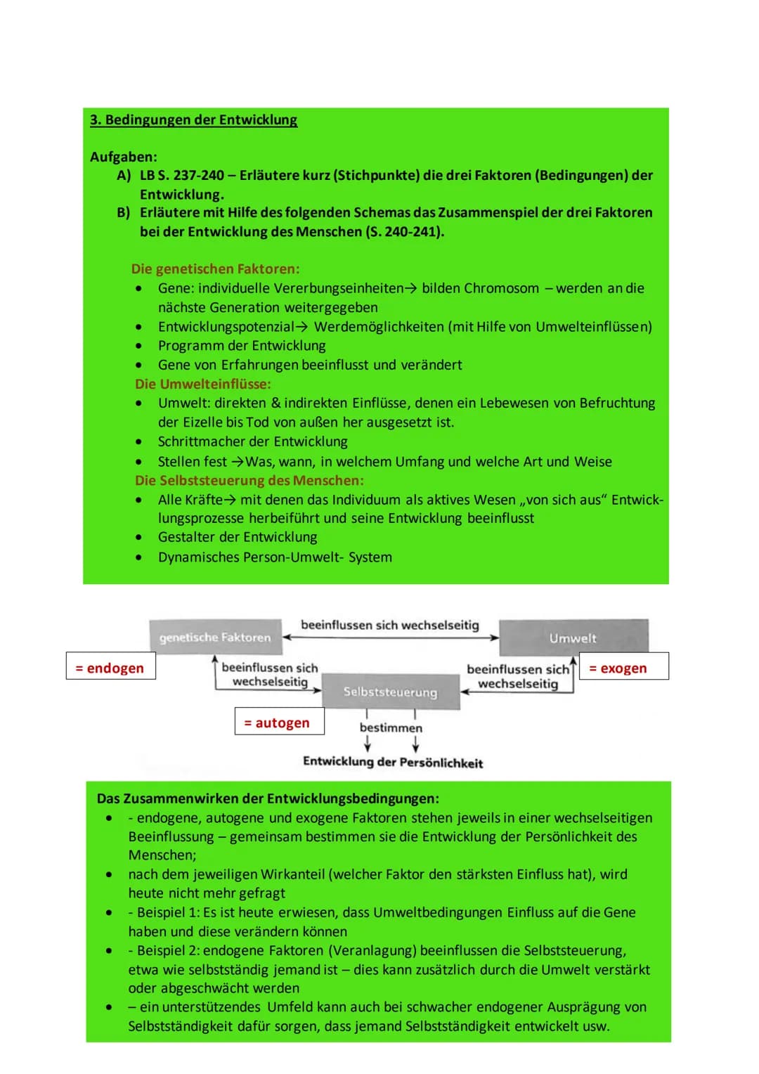 Themenkomplex: Entwicklungspsychologie
1.
1. Gegenstand und Ziele der Entwicklungspsychologie
Aufgabe: Lies im Lehrbuch die Seiten 234-235 u