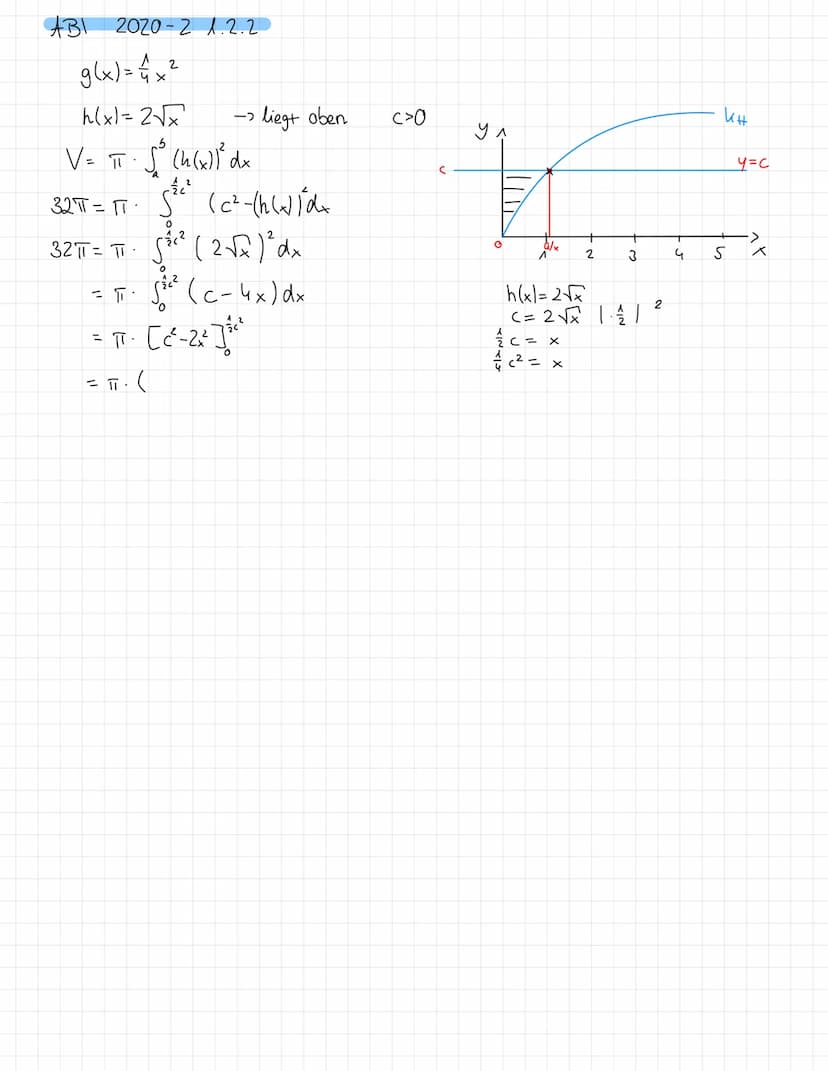 -2
Bestimmtes Integral
- Orientierter Flächeninhalt zwischen Graph und x-Achse von
X = X₁ und x= x₂.
Flächen unter der x-Achse werden.
negat