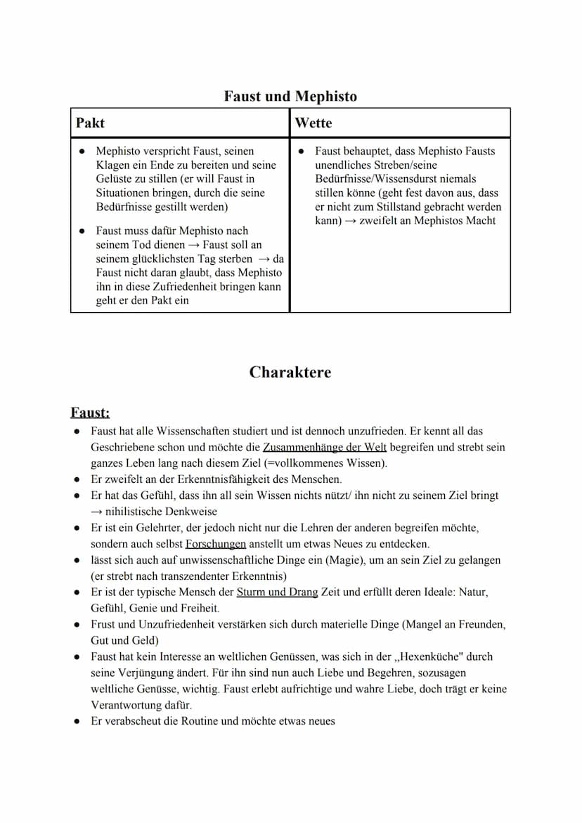 Gelehrtentragödie:
Faust
• Faust strebt nach der absoluten Erkenntnis/ existentiellen Gewissheit
(er möchte wissen, was die Welt im Inneren 