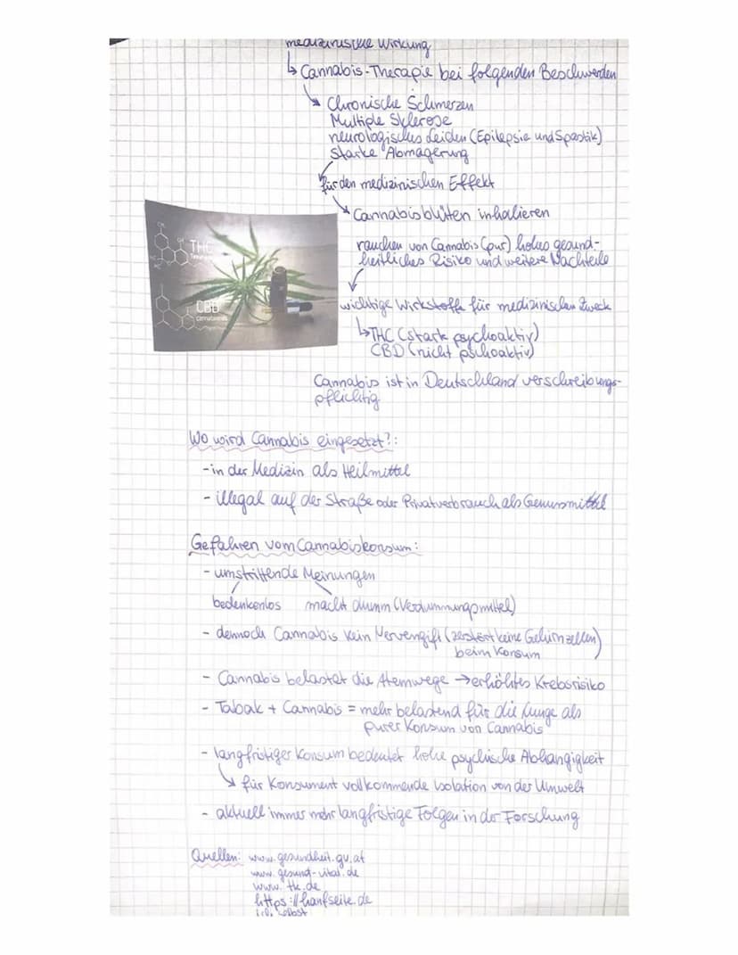 H₂C
H₂C
Cannabis - Genussmittel oder Medizinische Pflanze?
Inhaltsstoffe: - bisher über 500 Inhaltsstoffe nachgewiesen
4₁.B.: Cannabinoide (