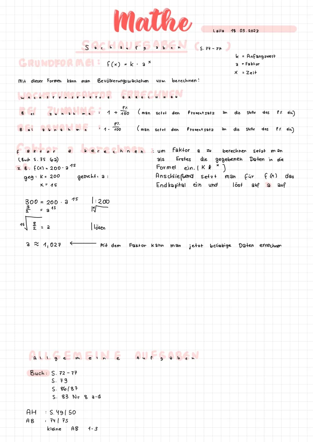 GRAPHEN ZUOK
GRAPH
D 2/3/4
WER
fix) 1,5-2 g(x)=3-2
h(x) 1,5-0,5 k(x)=3-0,5
X
Y
Dies kann man
Taschenrechner
EN
BEISPI EL
E T
LO GAR
€ x P 0
