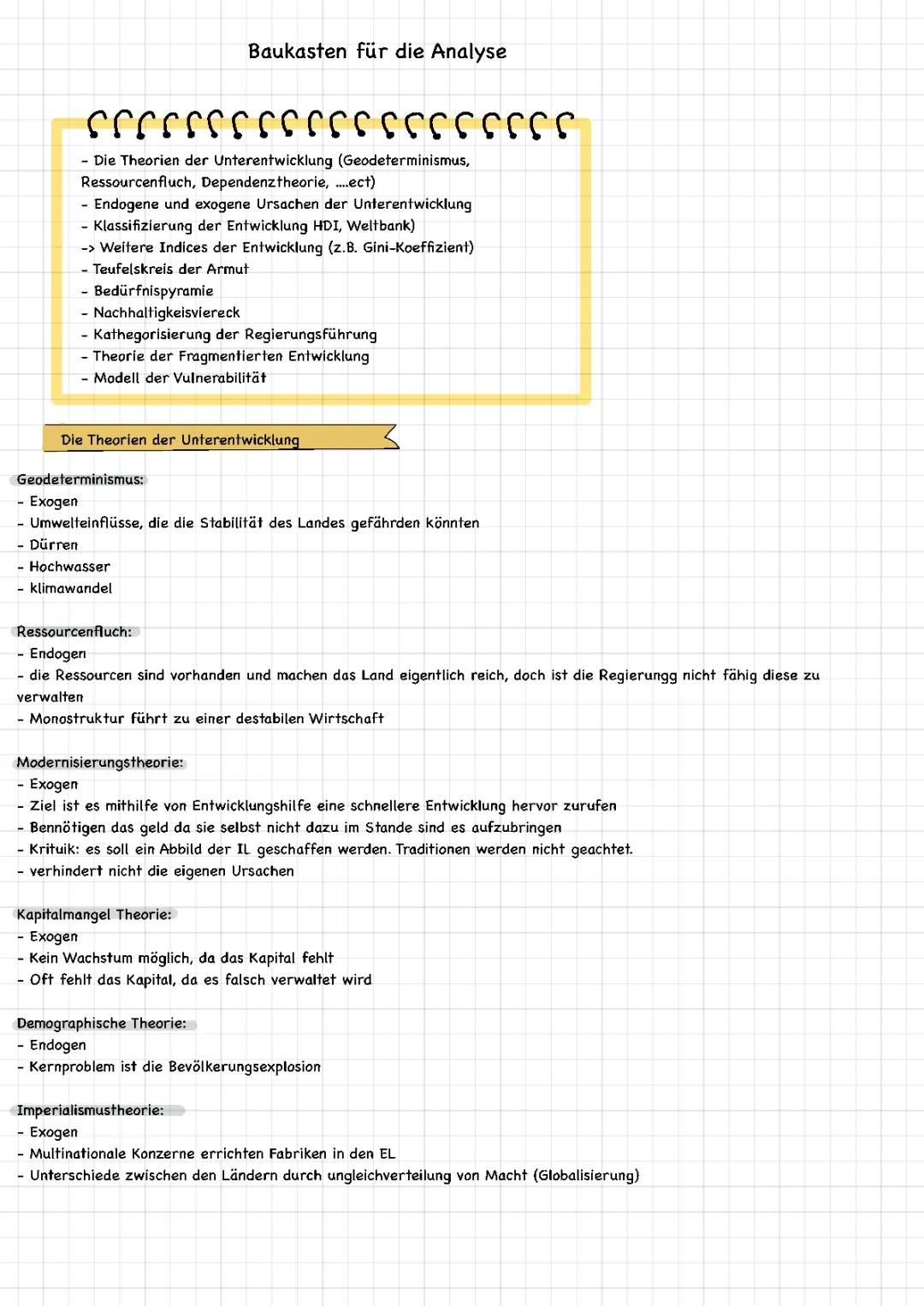 Geodeterminismus, Gini-Koeffizient und HDI Index einfach erklärt für Kids