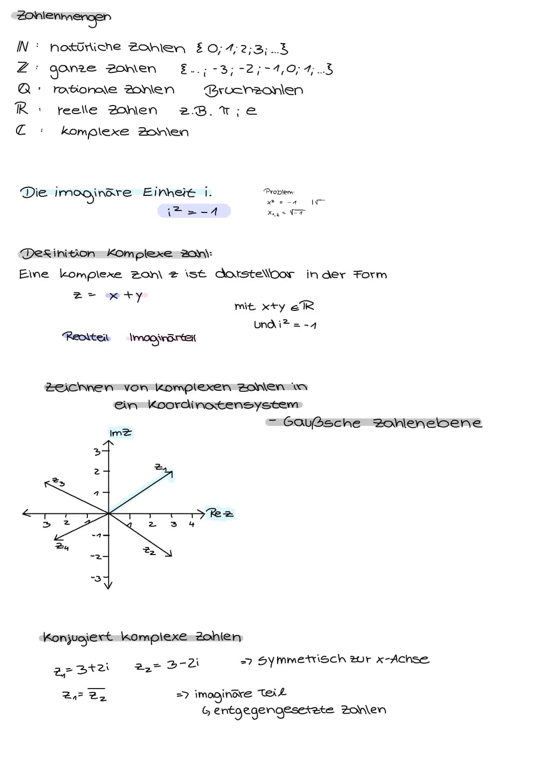 Komplexe Zahlen Q4