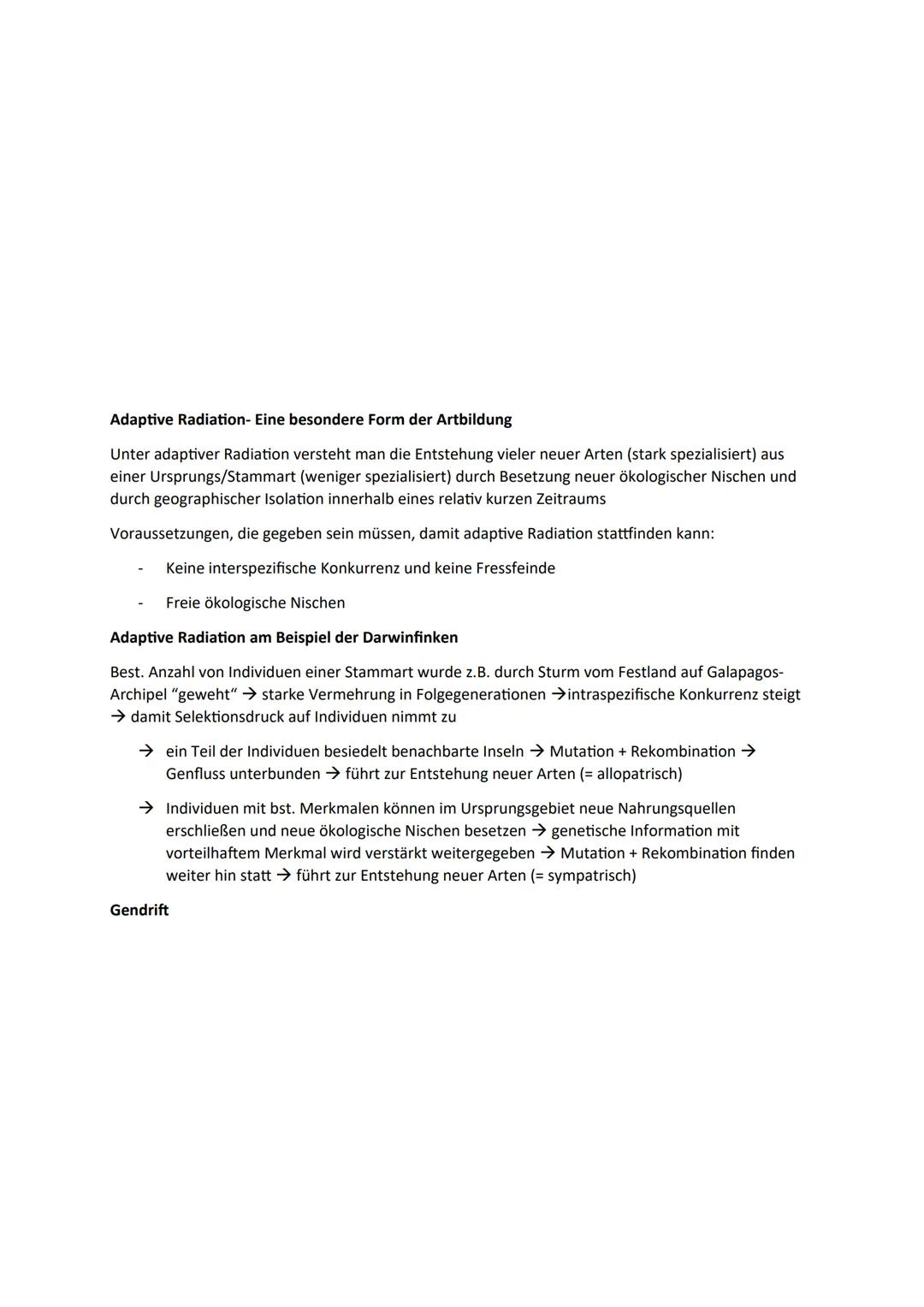 Biologie -Evolution
Die Entstehung der Arten nach Lamarck und Darwin erklären können.
Die synthetische Evolutionstheorie anhand von Beispiel